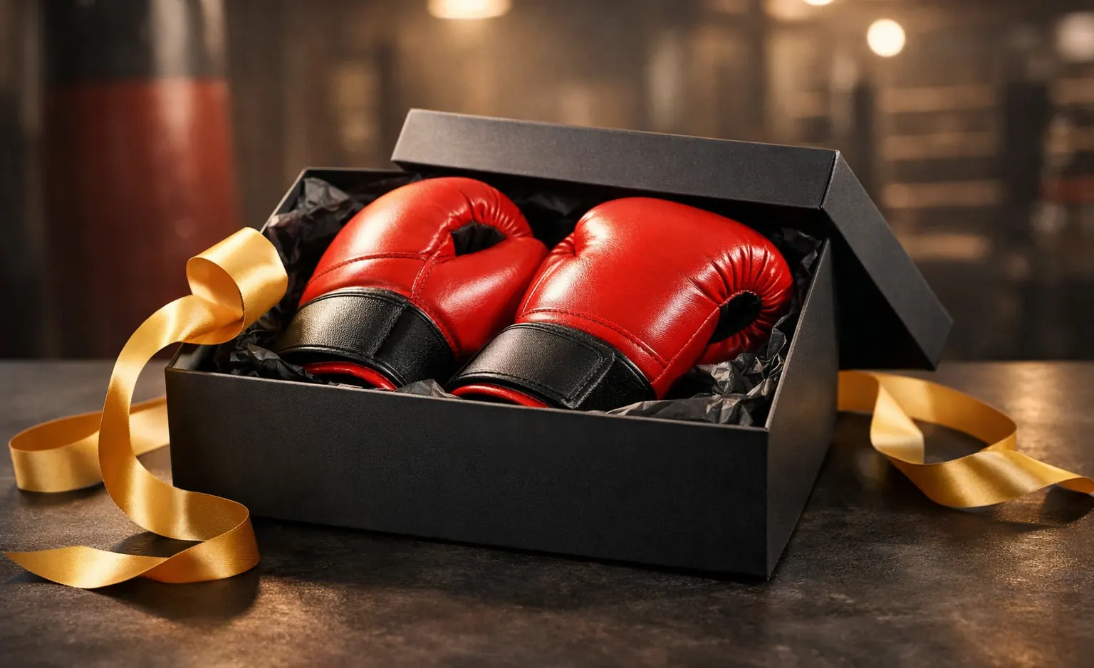 Geschenkbox mit Boxhandschuhen – Boxen Wetten Bonus