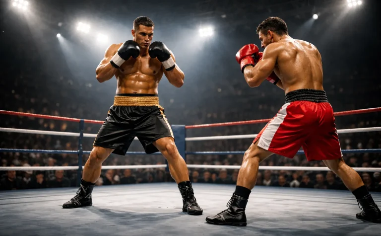 Dominanter Boxer kontrolliert den Ring – Favoritenwette Boxen