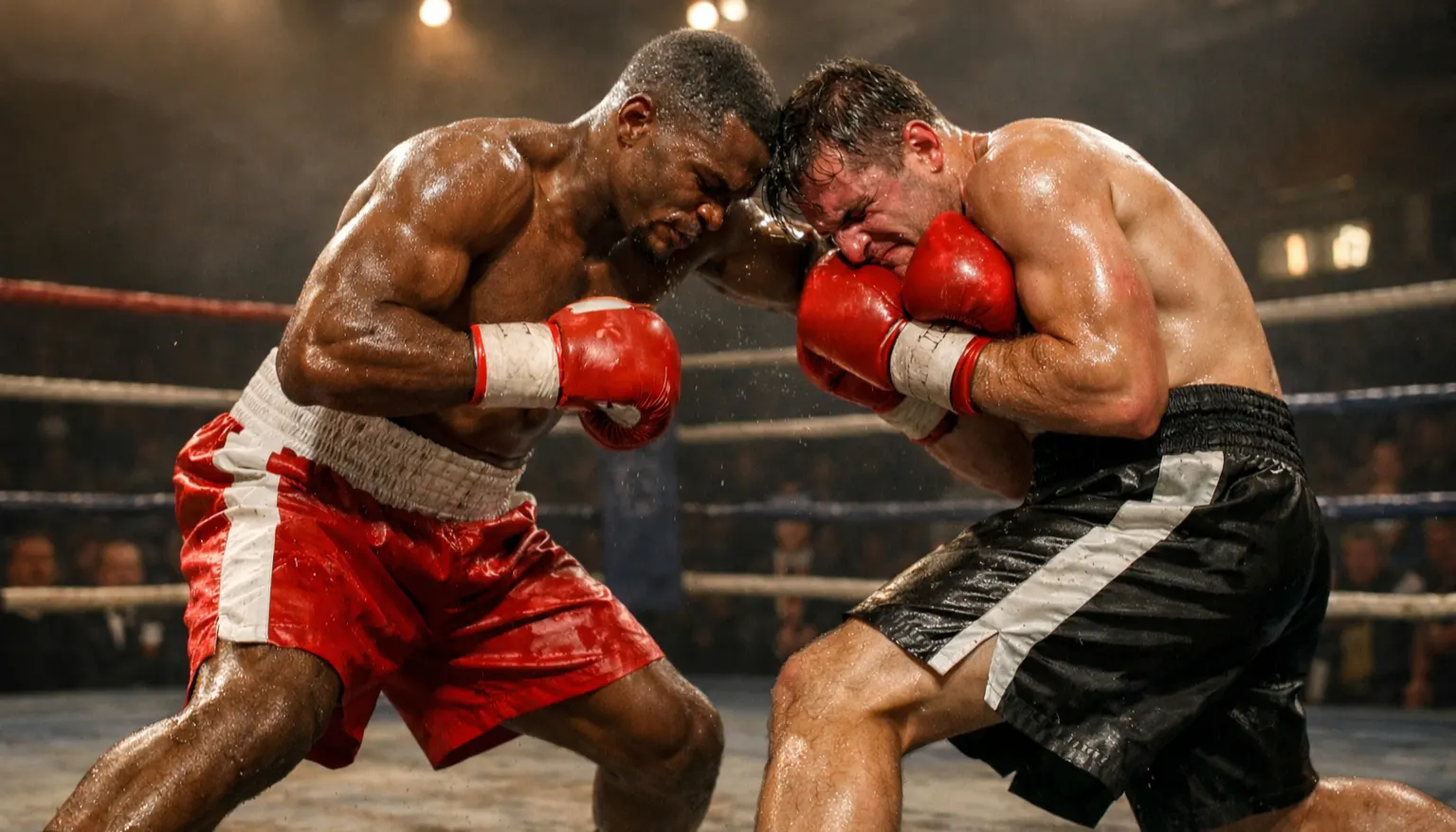 Intensiver Boxkampf in späten Runden – Über/Unter Wetten Boxen